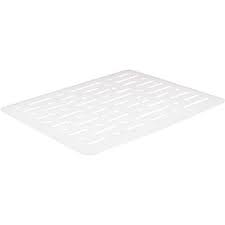 rubbermaid home white large sink mat