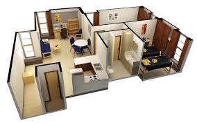 An Example Of A 4 Student Apartment In Stearns East And West Halls In Williams Villiage At Cuboulder Boulderbo Student Apartment Student House Dorm Planning