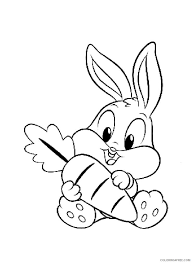 Explore 623989 free printable coloring pages for your kids and adults. Cute Bugs Bunny Coloring Pages Baby Coloring4free Coloring4free Com