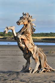 Driftwood Sculptures 2 Jeff Uitto Arch2o Com Driftwood Sculpture Horse Sculpture Horses