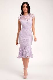 Lovingly Yours Lavender Embroidered Midi Trumpet Dress Embroidered Midi Dress Dresses Lavender Cocktail Dress