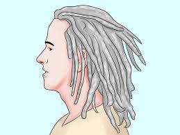 Extend a long, slightly curved line downward from one side of the circle. How To Draw Dreadlocks Novocom Top