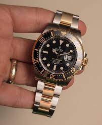 Steel & gold oyster, b&p (2020) $17,995 buy. Rolex Sea Dweller 126603 Rolesor Watch Hands On Ablogtowatch