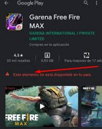 Juegos descarga fire free : Free Fire Max Este Elemento No Esta Disponible En Tu Pais Solucion 2021 Movil Galaxy