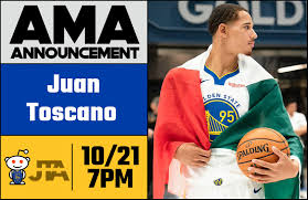 I looked at my phone, went on the warriors' page and was like, 'wow. Announcement Juan Toscano Anderson Will Be Joining Us For An Ama Tomorrow At 7pm Pdt Warriors