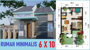 Sesuai konsep, rumah minimalis memang lebih mengutamakan fungsi tanpa melupakan tampilannya. Desain Rumah Minimalis Sederhana 6x10 Desain Rumah Minimalis