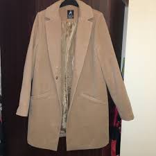 It's just the right amount of structure and that creamy caramel color. Primark Tailored Camel Coat Worn 1 2 Times Perfect Depop
