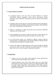 Concept and Types of Region in Geography: An Overview - Studocu