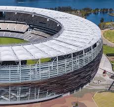Aerial View Of Optus Stadium Perth Facade C Sky Perth Stadium Architecture Facade Design Concept Architecture