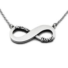 Silver/18k gold plating/rose gold platingtype: Infinity Name Necklace Arana And Iona Buy Online Jewelry At Meritomasa