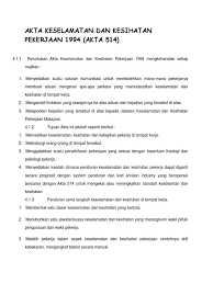 Zahid mohd connect to download. Akta Keselamatan Dan Kesihatan Pekerjaan 1994