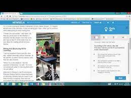 Newsela answer key read description for article and reading level. Taking Newsela Quizzes Youtube