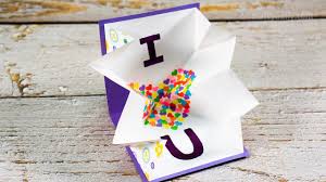 The stronger (high concentration or percentage) the hydrogen peroxide you use, the bigger the explosion will be.but be careful: How To Make Explosion Card Diy Valentine S Day Explosion Card Explosion Card Tutorial Youtube