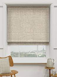 Linen Hopsack Roman Blind Living Room Blinds Curtains With Blinds House Blinds
