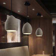 E27 One Light Unique Grey Cement Mini Pendant Lights
