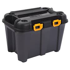 Tough storage bin in black by hdx. Ezy Storage Bunker Heavy Duty Storage Tub 50l Bunnings Australia