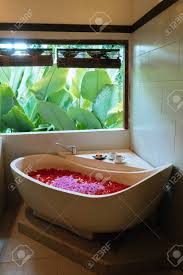 5 out of 5 stars. Stone Bath Tub With Heart Shaped Flower Petals Near Window With Stock Photo Picture And Royalty Free Image Image 133800566