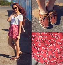 Outfit Ideas To Wear With Women S Sperry Shoes Loafers Outfit Boat Shoes Casual Loafers Outfit