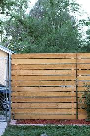 The top image shows the fence using 7 1/4 wide horizontal boards. 40 Best Privacy Fence Ideas For Backyards