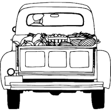 Boys also love to color! Free Truckload Of Food Svg File Christmas Red Truck Truck Coloring Pages Red Truck Truck Coloring Pages Truck Crafts Christmas Coloring Pages