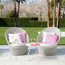 White Grey Kingston Sun Chair Furniture Outdoor Decorative Pillows Comfortable Outdoor Chairs Outdoor Garden Furniture