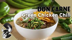 Green Chicken Chili Rezept Don Carne In 2020 Huhnchen Chili Don Carne Chili Rezepte
