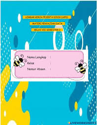 Ada beberapa cara untuk menampilkan … Penyajian Data Kelas 7 Semester 2 Worksheet