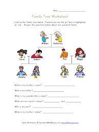 A family tree can always be edited to allow the future members of the family to add their own names to the family tree. Family Tree Worksheet