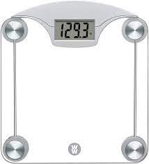 Amazon's choice in digital bathroom scales by ww scales by conair. Amazon Com Ww Scales By Conair Digital Glass Weight Scale With Contemporary Silver Finish Bathroom Scale 400 Lbs Capacity Health Personal Care