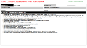 Must be proficient in standard real estate software… primary duties include handling residential real estate purchase, sale and refinance transactions from beginning to end, including coordinating. Law Clerk Career Templates Examples