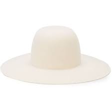 Off White Wide Brim Hat Wide Brim Hat White Fur Hat Wide Brimmed