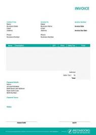 Independent contractors frequently use free billing invoice to keep track of their taxes as well. Download Free Invoice Templates Instabooks