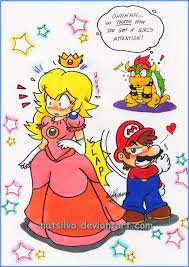 Peach Slap Peach Mario And Luigi Mario Characters