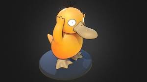 Psyduck Simon Telezhkin Psyduck Pokemon 3d Model