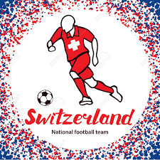 Fifa 21 pre selección suiza. Suiza Seleccion De Futbol De Suiza Ilustracion Del Vector Con El Jugador De Futbol Y La Pelota Las Letras Escritas A Mano De Vectores Ilustraciones Vectoriales Clip Art Vectorizado Libre De Derechos