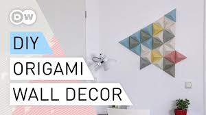 Quick and easy home decorating ideas #31hello, everyone today i made this nice video for you which is. Origami Wall Decor Diy Tutorial Quick And Easy Paper Folding Art Origami Decorating Ideas Youtube