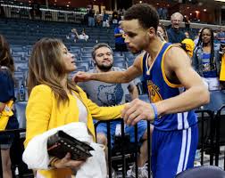 The hottest player in the nba's mother is former. Stephen Curry S Mom Hits Half Court Shot At Event