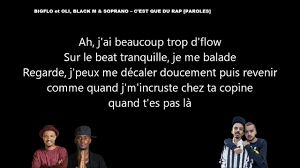 2 grands artistes qui nous ont donné envie de faire du rap ! Bigflo Et Oli Black M Soprano C Est Que Du Rap Paroles Youtube