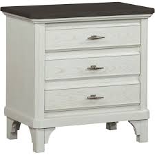 Avalon Furniture Mystic Cay Relaxed Vintage 3 Drawer Nightstand With Usb Charging Port Prime Brothers Furniture Nightstands