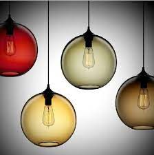 moderne minimalistische artistieke creativiteit slaapkamer lamp glazen bol kroonluchter bar cafe eetkamer in plafondverlichting moderne verlichting gloeilampen