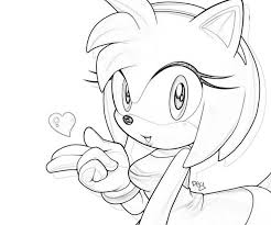 Maybe you would like to learn more about one of these? Sonic And Amy Coloring Pages Coloring Home