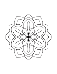 The repeating patterns of the mandala have historically been meditative and serene. Easy Flower Mandala Coloring Pages Printable Coloring Pages For Kids And Adults Colori Flower Mandala Coloring Pages Mandala Coloring Pages Mandala Coloring