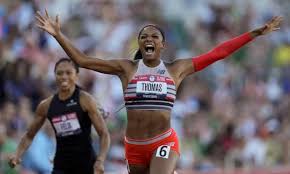 Olympic athletics trials on sunday. Gabby Thomas Offers Latest Hint Women S Sprint Records May Finally Fall Athletics The Guardian