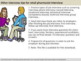 By and large, supply typically equals demand, at least on a national scale. Retail Pharmacist Interview Questions