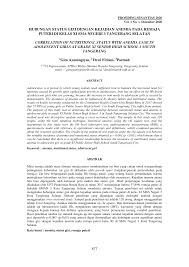 The main antecedent factor for anemia is the lack of iron intake. Http Openjournal Unpam Ac Id Index Php Senan Article Download 9069 5761
