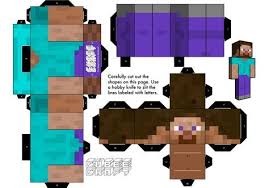 Fabriquer Un Steve En Carton Wtcraft Com Tout Sur Minecraft Anniversaire Minecraft Minecraft Imprimable Personnages Minecraft