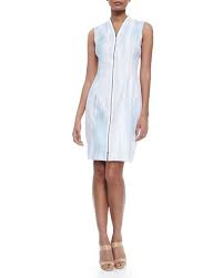 Leslie Sleeveless Zip Front Dress