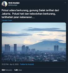 What Lies Beyond The Clear Sky Of Jakarta During The Covid 19 Pandemic Ekuatorial