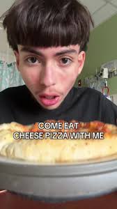 Enjoying Delicious Cheese Pizza Together