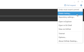 Warnings concerning deleting a repository in github delete local github repository by deleting the .git file, you will delete the github repository but you wouldn't be able to. How Do I Delete A Local Branch On Github Desktop Stack Overflow